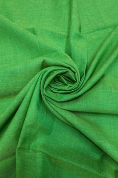 the green fabric is very soft