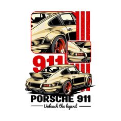 Retro Porsche Poster, Porsche T Shirt Design, Vintage Car Design, Car Tshirt Design Graphic Tees, Porsche Graphic Design, Porsche Posters Vintage, Vintage Car Art, Porsche Art