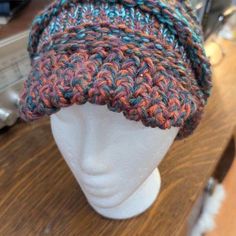 Multi-coloured crochet hat with a boho vibe #festivalvibes Festival Vibes, Crochet Hat, Boho Vibe, Hats For Women, Crochet Hats, Multi Color, Hats, Crochet, Color