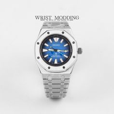 Custom Seiko Royal Oak MOD Save The Ocean - Wristmodding Save The Ocean, The Ocean, Hand Made