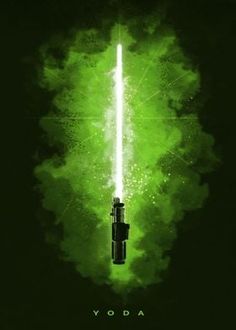 Displate is a one-of-a-kind metal poster designed to capture your unique passions. Sturdy, magnet mounted, and durable – not to mention easy on the eyes! Yoda Poster, Lightsaber Hilts, Star Wars Painting, Star Wars Light, Sabre Laser, Star Wars Background, Star Wars Character, Star Wars Light Saber, Star Wars Tattoo