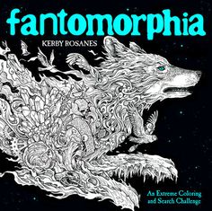 an illustrated book cover for fantomopia