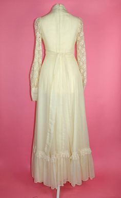 Vintage 70s Dress GUNNE SAX Maxi Pale Yellow Uk 6 Us 2 Lace | Etsy Chunky Gold Jewelry, Vintage 70s Dress, Sax Dress, Gunne Sax Dress, Vintage Dress 70s, Gunne Sax, 70s Dress, Vintage Boots