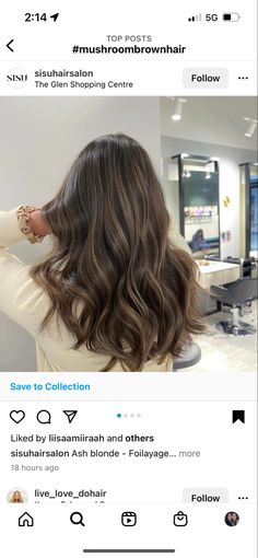 Ash Brown Hair Balayage, Brown Hair Looks, Brown Hair Inspo, Brunette Hair With Highlights, Brunette Balayage Hair, Brown Hair Balayage, Hair Appointment, Balayage Brunette, Hair Color Balayage