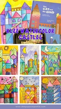 Paul Klee Art Project for Kids | Watercolor Castles Klee Art, Watercolor Pencil Art, Paul Klee Art, Deep Space Sparkle, Art Project For Kids, Art Terms, Kids Watercolor, Watercolor Lessons