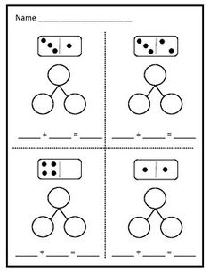 the worksheet for addition and subtraction with dices on each side