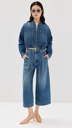 Ulla Johnson The April Jeans | Shopbop Madewell Fall, Slingback Heels, Cute Comfy Outfits, New York Street, Slingback Heel, Rubber Heels, Ulla Johnson, Denim Top, Comfy Outfits