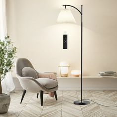 Discover the perfect blend of form and function with our superior floor lamp. Its modern and elegant design is built to compliment various dcor styles and offer a tranquil ambiance, while its 9W LED bulb maximizes efficiency and protection. With the adjustable color temperature settings and pull-chain switch, you can easily tweak the overall room ambiance as you prefer. Built with a heavy base to ensure stability and high-quality iron for longevity, this floor lamp is reliable and enduring. And Floor Lamp Arc, Boho Floor Lamp, Farmhouse Floor Lamps, Dimmable Floor Lamp, Floor Lamps For Living Room, Pole Lamp, Rattan Floor Lamp, Tall Lamp, Pole Lamps