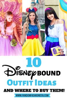 the top 10 disney bound outfits for girls and where to buy them at disneyland world