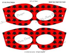 Digital Download: Spiderman Super Hero Mask - DIY, Party Printable, Spiderman Mask - Set of 2 Disposable Camera Wedding, Hero Mask, Spiderman Mask, Lisa Johnson, Party Favors For Adults, Superhero Masks, Nurses Week Gifts, Birthday Party Set, Summer Camps For Kids