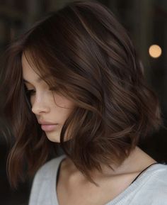 Milk Chocolate Hair Color, Milk Chocolate Hair, Mocha Brown Hair, Chocolate Brown Hair Color Ideas, Women's Haircuts, Hair Color Idea, Brown Hair Color Ideas, Haircut 2024, Medium Hair Color