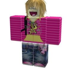 a girl with blonde hair is holding a pink box