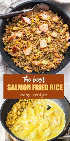 the best salmon fried rice is easy to make