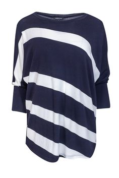 Current Boutique-Lafayette 148 - Navy & White Striped Dolman Sleeve Top Sz S Dolman Sleeve Top, Dolman Sleeve Tops, Sail Boat, Active Wear Tops, Dolman Sleeve, Navy White, Navy And White, White Stripe, Jean Shorts