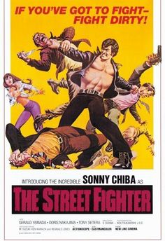 the poster for the movie, the street fighter