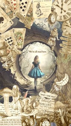 Alice In Wonderland Wallpaper, Wonderland Wallpaper, Organization Aesthetic, Home Screen Aesthetic, Minimalist Outfits, Screen Aesthetic, Nails Quotes, Kawaii Phone, Organized Life