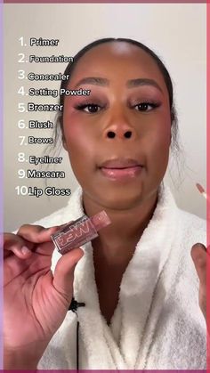 This is list of products you need to buy If want to start learn Makeup ☺️👇 Beginner Makeup What To Buy, How To Buy Makeup For Beginners, Daytime Makeup For Black Women, Full Face Makeup Products List, Make Up List For Beginners Products, What Makeup Products Do I Need, Makeup List To Buy, Everyday Makeup For Black Women, Eyeliner Hacks For Beginners