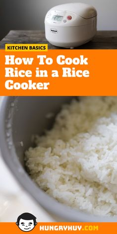 how to cook rice in a rice cooker