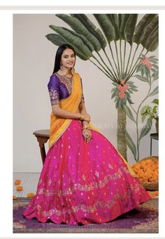 Fashion Photography Indian, Colorful Saree, Lehenga Color Combinations, Photography Indian