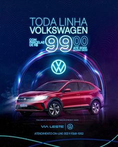 an advertisement for the volkswagen vw show