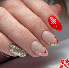 Nails Desing, Gel Manicure, Mani Pedi, Gorgeous Nails, Christmas Nails, Beautiful Nails, Holiday Fun, Cute Nails, Summer Nails