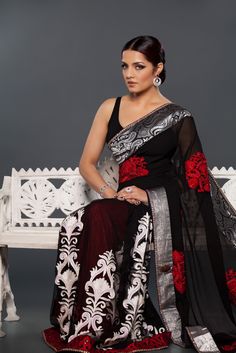 Celina Jaitley Saree, Lisa Ray, Hand Painted Sarees, Traditional Styles, Blouse Designs Latest