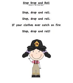 a poem written by a child about how to use the fireman's hat