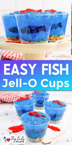 easy fish jell o cups for kids to make