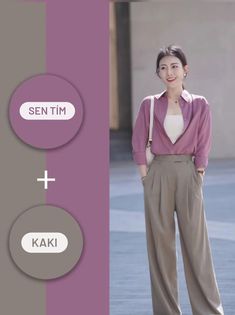 Color Combinations For Clothes Aesthetic, Purple Matching Colors Outfit, Ootd Mauve, Best Colour Combinations Clothes, Colour Outfit Combination, Mix And Match Colors Outfits, Colour Combinations Clothes, Mix And Match Outfits Hijab