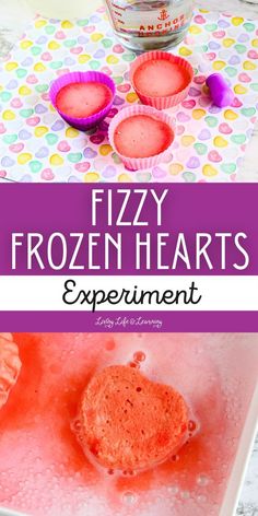 the frozen hearts experiment is fun and easy to make