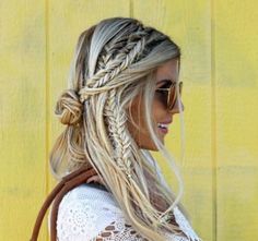 Festival Hair, Braids For Long Hair, Fish Tail Braid, Burning Man, Hair Dos, Gorgeous Hair