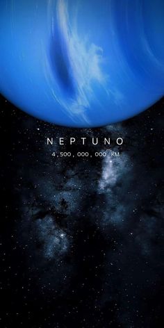 an image of the planets in space with text that reads neptunano 4, 500