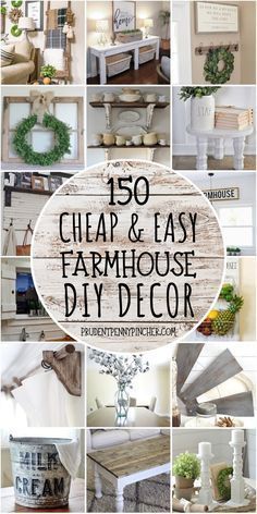 the top ten cheap and easy farmhouse decor projects