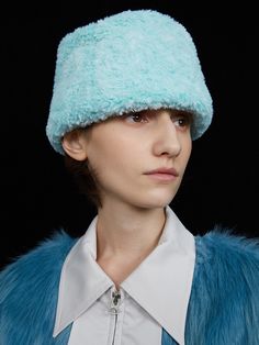 Editor's Notes This simple yet cute hat is good to wear casually to add character to your outfits - Lampshade hat design- Fur outer lining - Cylindrical body- No brim styleMeasurements(in.)  Size: one sizeCircumference: 22.4- 22.8inDepth: 5.5inComposition & Care- Avoid direct exposure to heat and moisture- Do not washDesignerby AWESOME NEEDS Cute Hat, Cute Hats, Hat Designs, Accessories Hats, Heat, Women Accessories, Hats, How To Wear