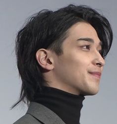 Slick Back Undercut Men, Medium Hair With Undercut, Haircut Reference, Asian Hairstyle, Ryusei Yokohama, Undercut Men, Asian Haircut, Mens Fashion Blazer, Men Haircut Styles