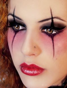 Harley Quinn Make-up, Carnaval Make-up, Halloween Hombre, Circus Makeup, Harley Quinn Makeup, Halloween Eye Makeup