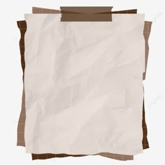 a piece of white paper with brown edges