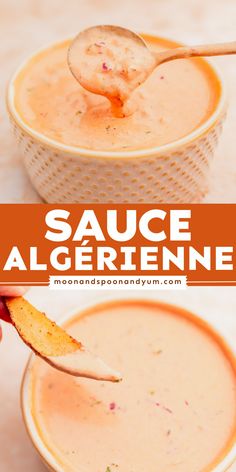 Algerian sauce, also known as sauce algérienne, is a delightfully creamy and spicy North African condiment that is also popular in France, Belgium, and Switzerland. Algerian Sauce, Moroccan Cooking, Algerian Recipes