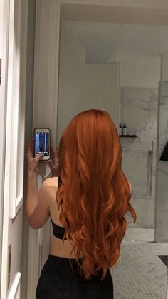 Orange Color Hair, Hair Colors Orange, Hairstyles For Orange Hair, Hair Color Orange Red, Hair Color Ideas Orange, Hair Orange Color, Rusty Orange Hair, Red Hair Orange, Orange Hair Colors