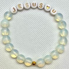 New From My Jewelry Store, Fits Standard Wrists 6-7.5cm Sizes. Beautiful Reminder Of Jesus’s Love For Us Christian Bracelets Women, God Clay Bead Bracelet, Cute Christian Bracelets, Christian Beaded Jewelry, Jesus Clay Bead Bracelet, Christian Bead Bracelet, Christian Clay Bead Bracelet Ideas, Jesus Bracelet Ideas