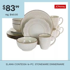 the dinnerware is $ 8 99 reg $ 10 00 and it's on sale for