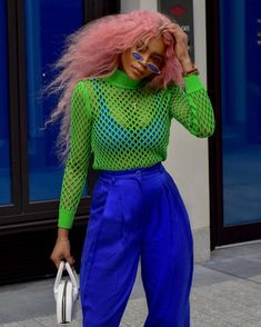 Juliette Foxx, New Year Fashion, Tulle Outfit, Eclectic Fashion Style, Curl My Hair, Futuristic Makeup, Bright Colored Outfits, Eclectic Fashion, Colourful Outfits