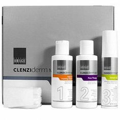 Obagi CLENZIderm M.D. a prescription-strength acne therapeutic system with the only liquefied 5% benzoyl peroxide clinically proven to quickly clear acne. It is clinically proven to treat the three main causes of acne: excess sebum, skin cell buildup and p. acnes bacteria Acne Solutions, Clear Complexion, Cream Cleanser, Clear Acne, Prevent Acne, Daily Skin Care Routine, Daily Skin Care, Acne Skin