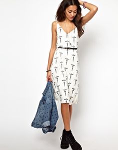 Image 4 of Your Eyes Lie Tribal Print Midi Dress Print Midi Dress, Printed Midi Dress, Sleeveless Dress