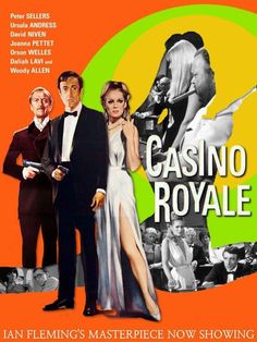 the movie poster for casino royale starring actors from left to right, john wayne, marilyn monroe