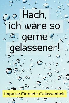 an advertisement with water drops on it and the words hach, rich ware so gerne gelasener