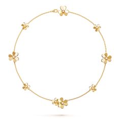 Frivole necklace, 9 flowers 18K yellow gold, Diamond - Van Cleef & Arpels Graphic Flowers, Van Cleef And Arpels Jewelry, Flowers Rose, Jewelry Lookbook, Brooch Jewelry