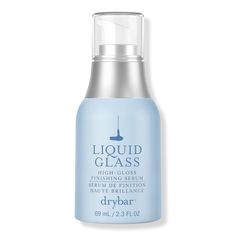 Liquid Glass High-Gloss Finishing Serum - LIQUID GLASS HIGH GLS FNSHG SERUM 2.3OZBenefitsSmoothSeal Technology repels environmental moisture to help maintain a long-lasting blowout while protecting against frizz9 types of Hyaluronic Acid deliver balanced moisture protection for 24-hour* frizz control and leaves hair soft and silkyAntioxidant Blend, with Vitamin C, Niacinamide & Biotin, helps brighten the appearance of dull hair for radiant shineSeaweed provides instant shine and promotes moistur Shiny Hair Products, Hair Serums, Ulta Beauty Makeup, Liquid Hair, Raspberry Seeds, Raspberry Seed Oil, Dull Hair, Top Beauty, Holiday Makeup