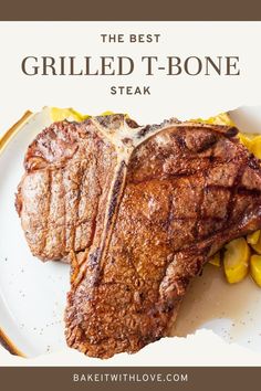 An overhead shot of a cooked T-bone steak with crosshatch grill marks on a plate with a side of yellow squash. Homemade Steak Seasoning, Grilled T Bone Steak, Grilled Steaks, T Bone Steak, Steak Cuts, Prime Rib Roast, Dinner With Ground Beef