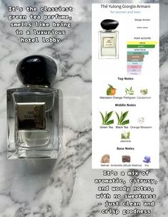 Tea Scented Perfume, Not A Perfume, Green Tea Scent, Tea Perfume, Perfume Recipes